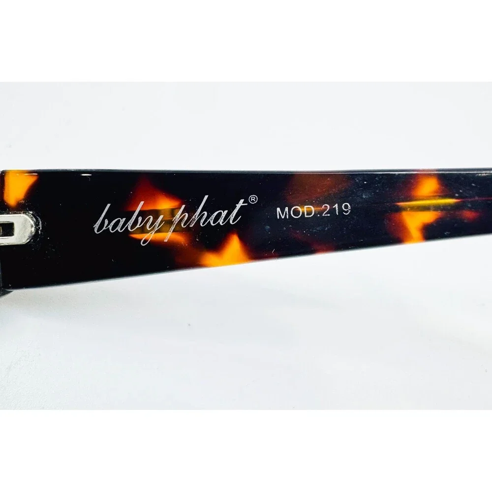 Baby Phat Eyeglasses Womens Tortoise Shell Mod 219 Cat Logo 53-17-135
